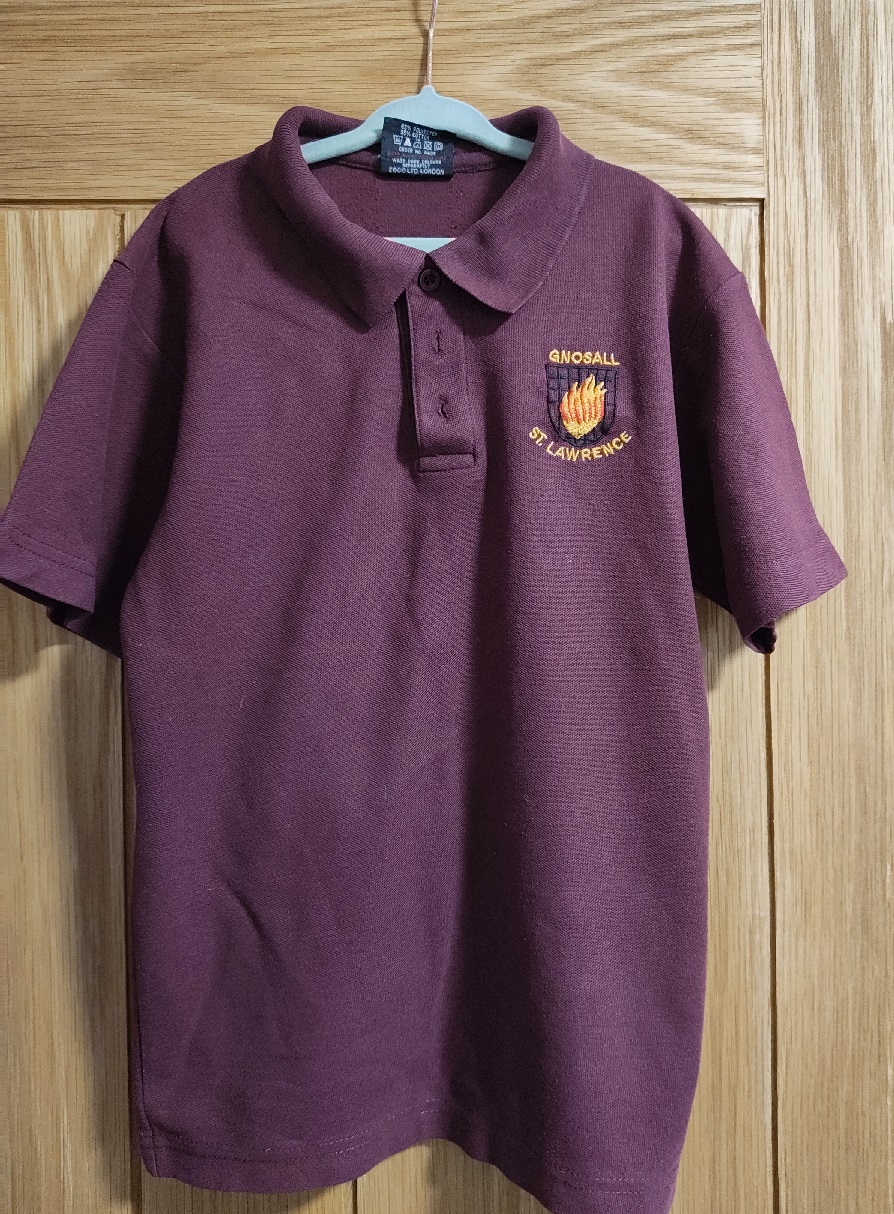 Branded PE top, age 9-10