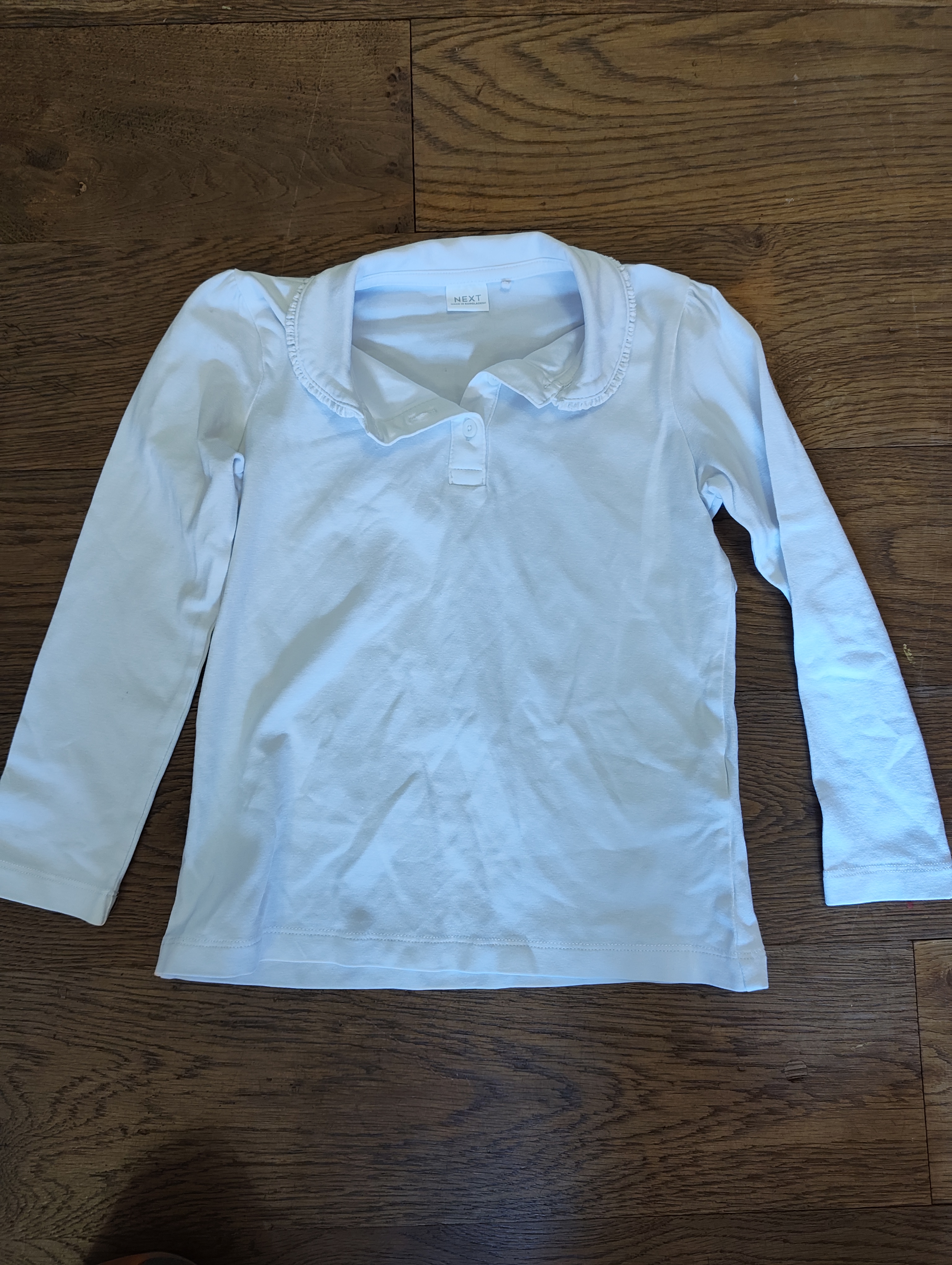 Girls Long Sleeved Polo, age 5